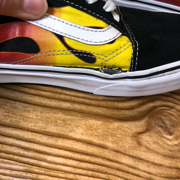 Suze 10 mens flame Vans. Read description - Picture 6 of 9